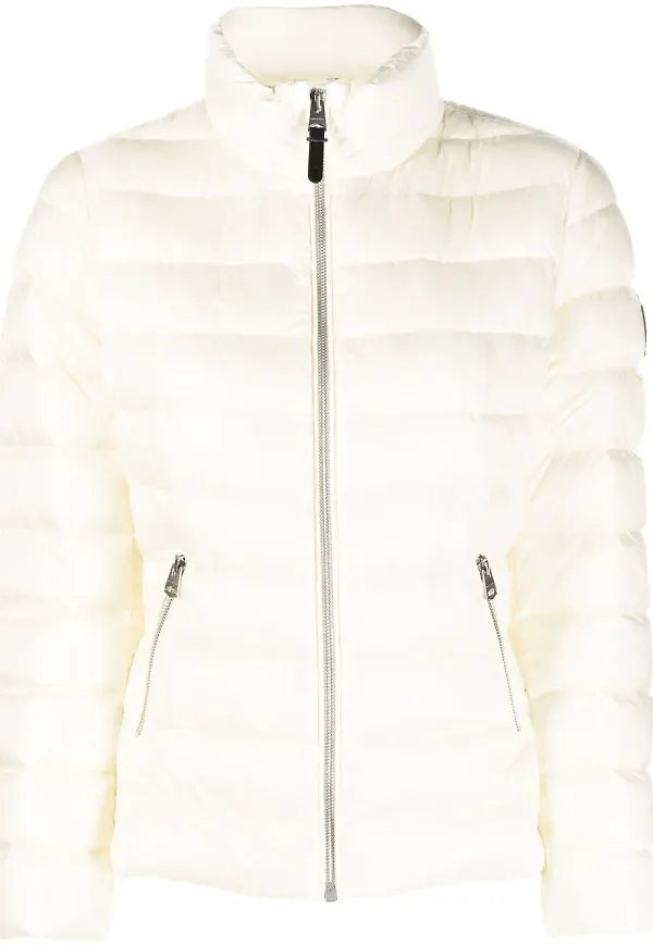Mackage puffjacka med huva - Vit