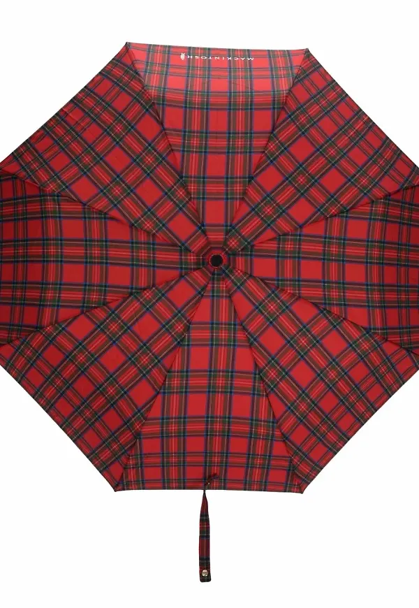 Mackintosh Ayr Telescopic Atomatic paraply - Röd