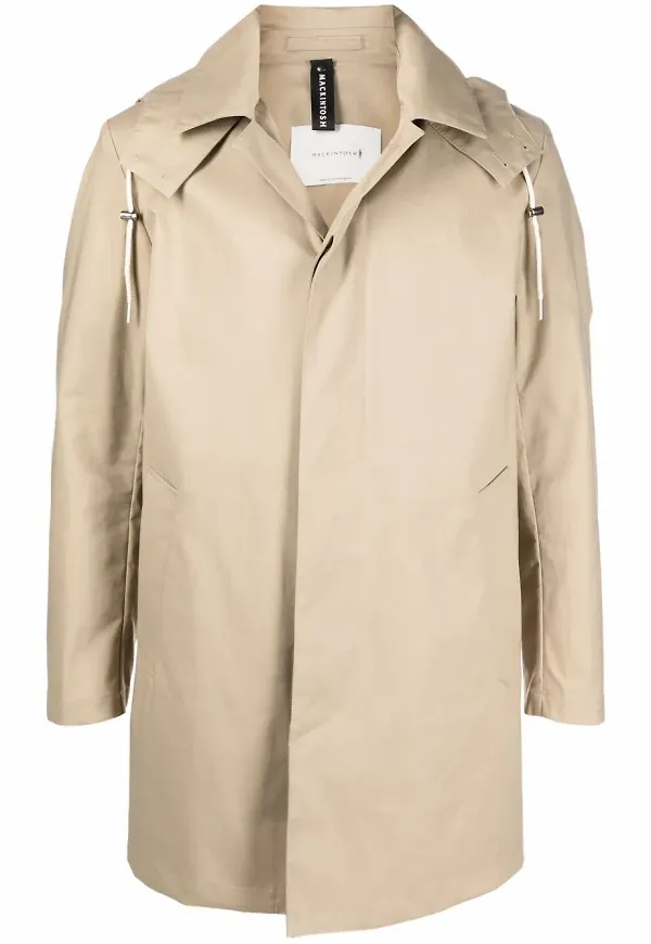 Mackintosh Cambridge kort rock med huva - Neutral