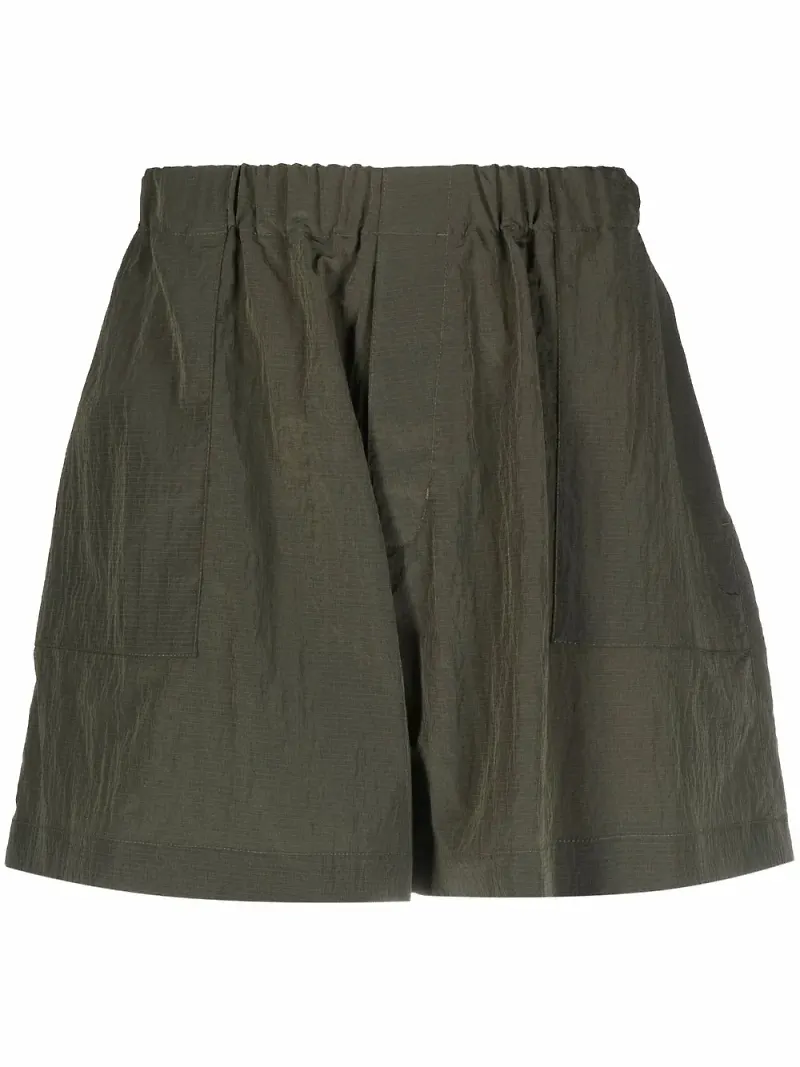 Mackintosh mjukisshorts med logotypmärke - Grön