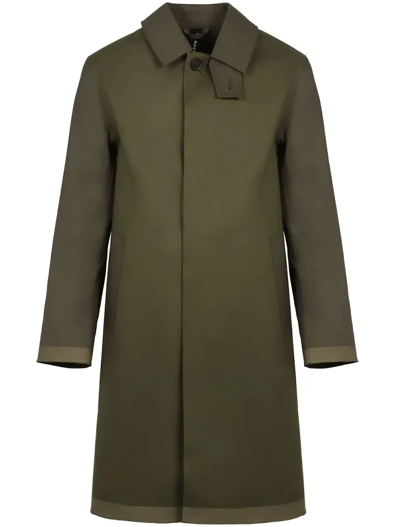 Mackintosh trenchcoat i bomull - Grön