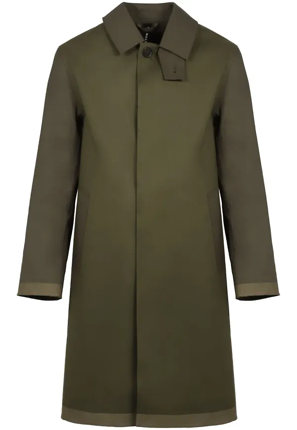 Mackintosh trenchcoat i bomull - Grön