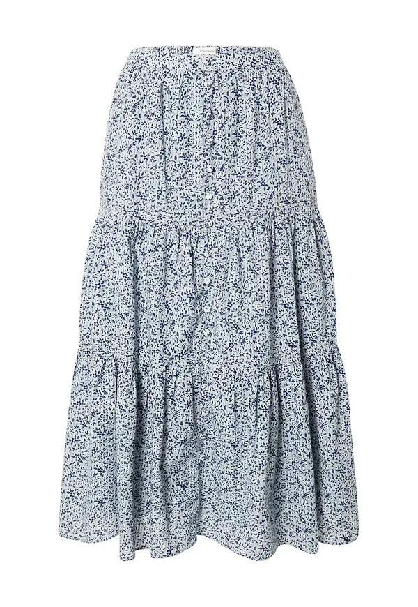 Madewell Kjol blå / ljusblå