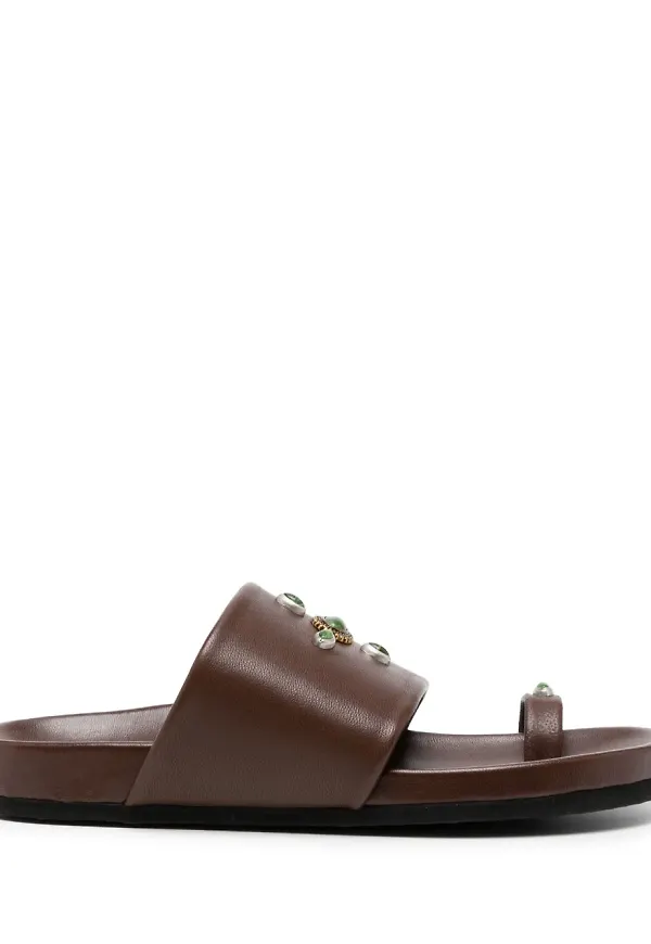 Madison Maison Tyche sandaler med tåring - Brun