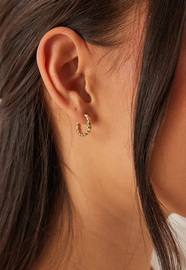 Maeve Hoop Earrings Gold-plate