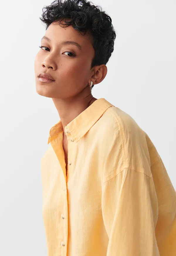 Magda linen blend shirt