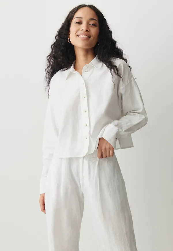 Magda linen blend shirt