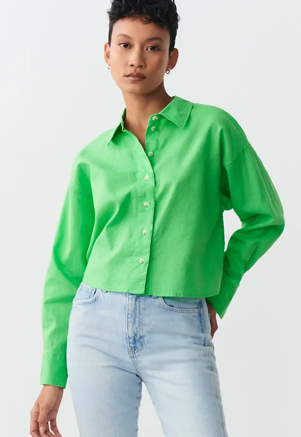 Magda linen blend shirt