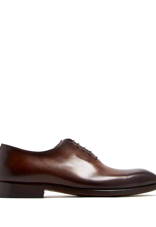 Magnanni oxfordskor i läder - Brun