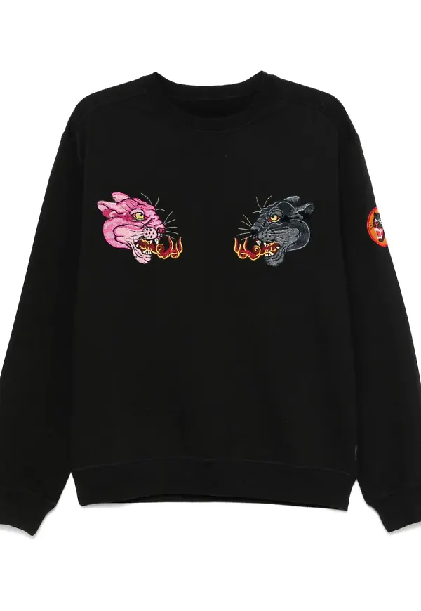 Maharishi 5311 Duality Panther sweatshirt - Svart