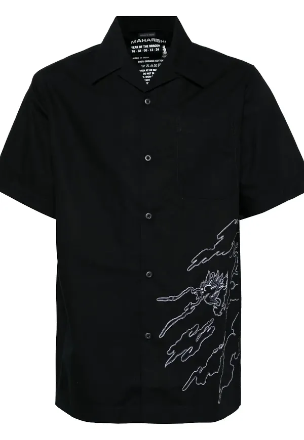 Maharishi Cloud Dragon skjorta - Svart