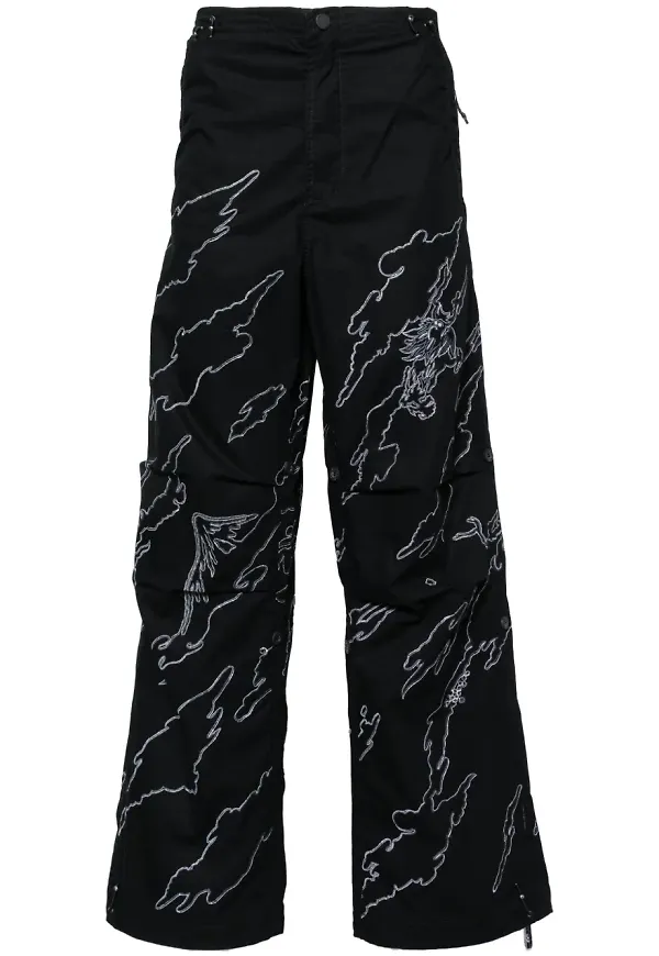 Maharishi Maha Basquiat byxor - Svart