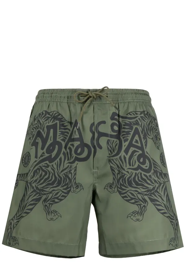 Maharishi Muay Thai badbyxor - Grön