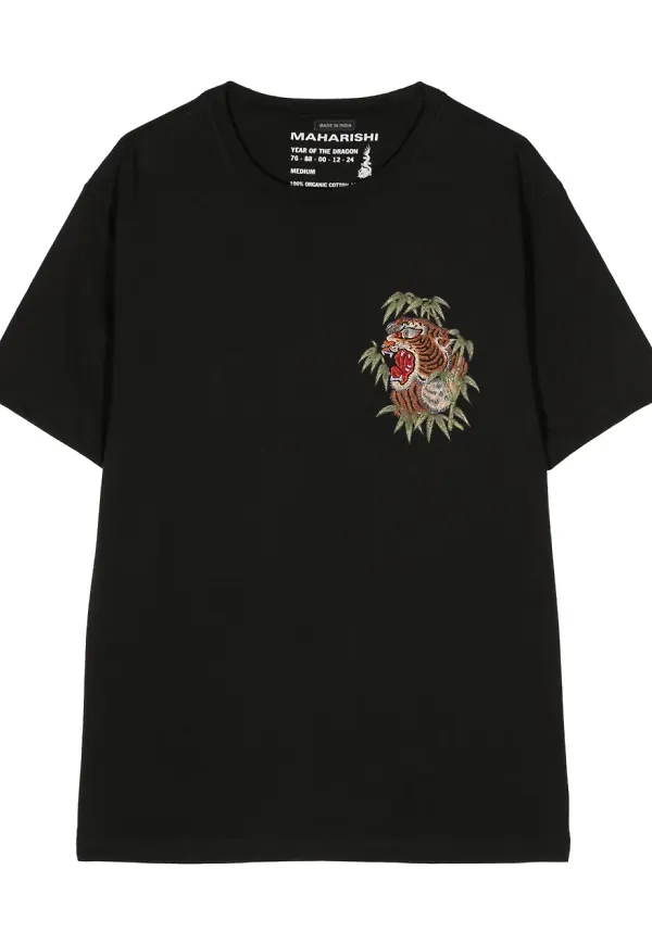 Maharishi tröja med brodyr - Svart