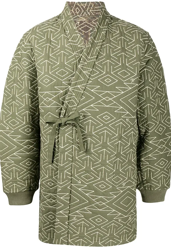 Maharishi vändbar vadderad jacka - Grön