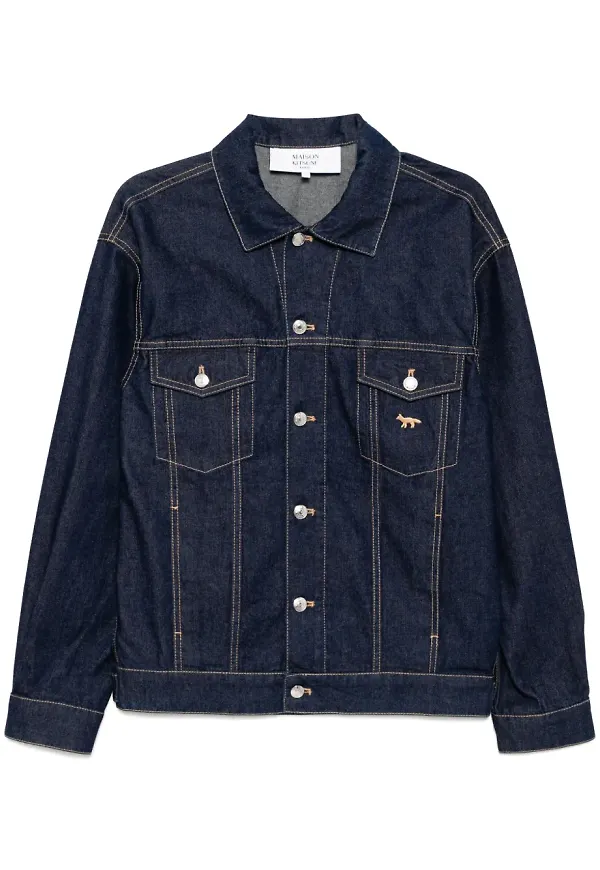 Maison Kitsuné Trucker jacka - Blå