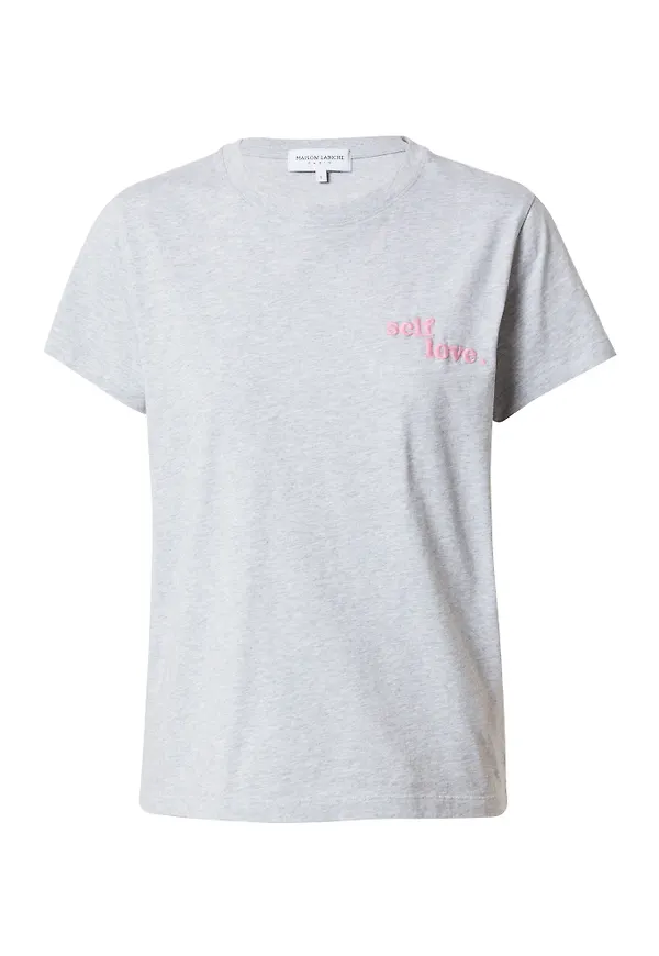 Maison Labiche T-shirt gråmelerad / rosa