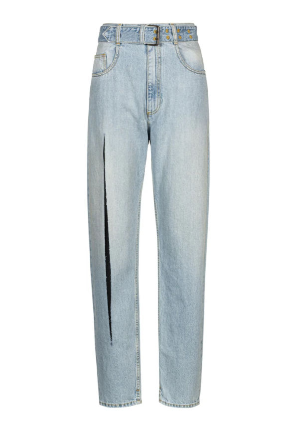Maison Margiela - Boyfriend Jeans - Blå - Dam - Storlek: 2XS
