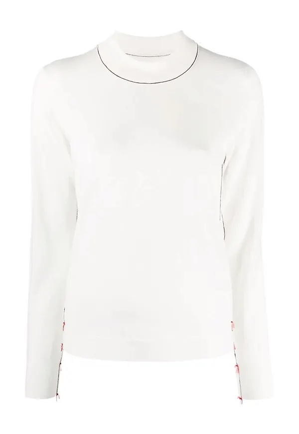 Maison Margiela - Hoodies - Vit - Dam - Storlek: S,M