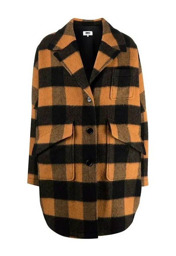 Maison Margiela - Vinterkappor - Orange - Dam - Storlek: 2XS