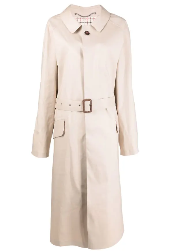 Maison Margiela kappa med bälte - Neutral