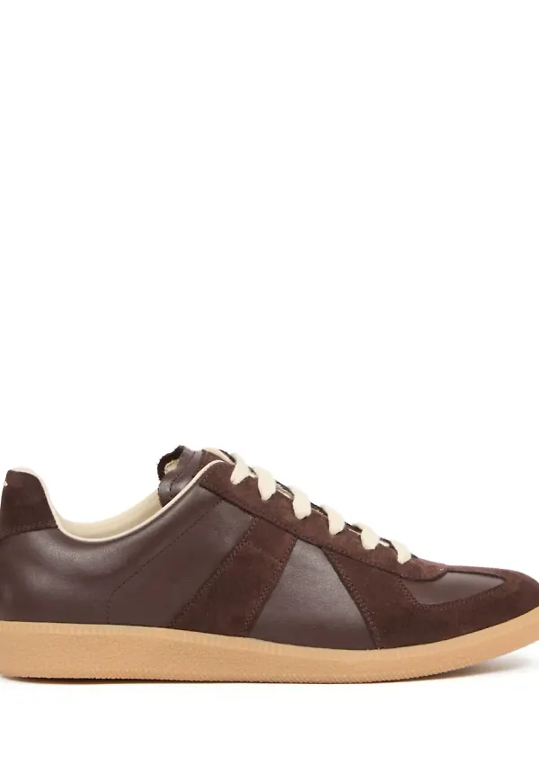 Maison Margiela Replica sneakers med panel - Brun