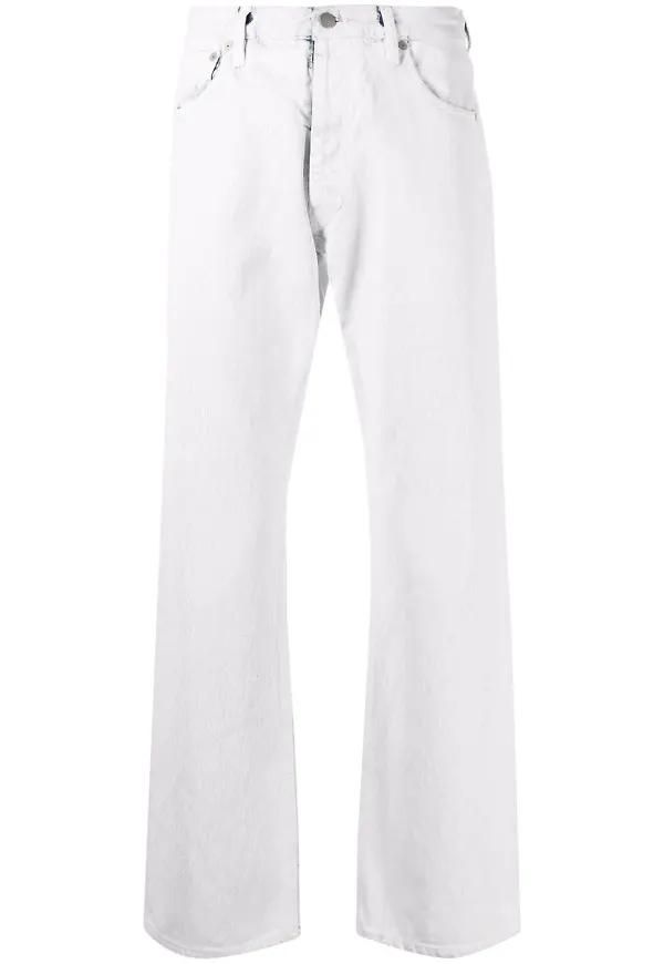 Maison Margiela straight-jeans - Vit