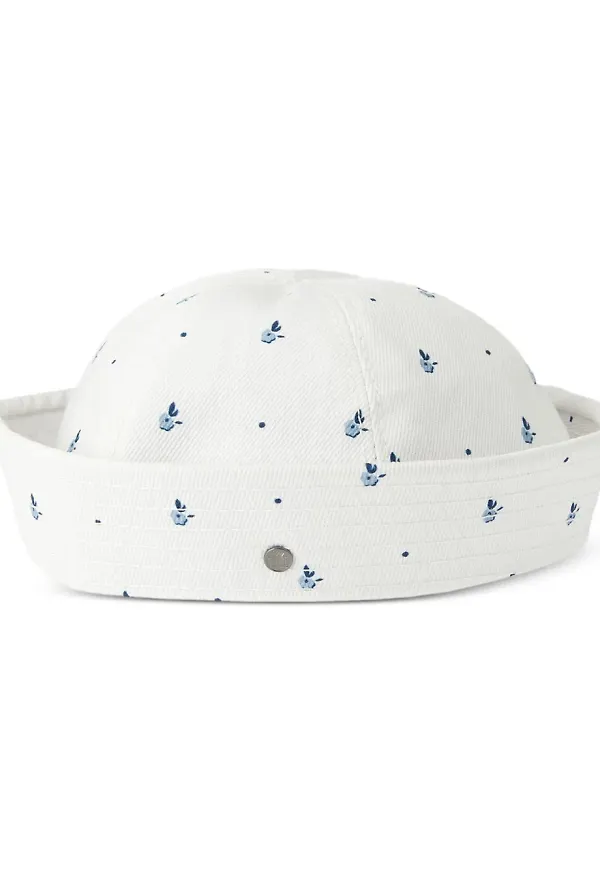 Maison Michel Trey blommig hatt - Vit