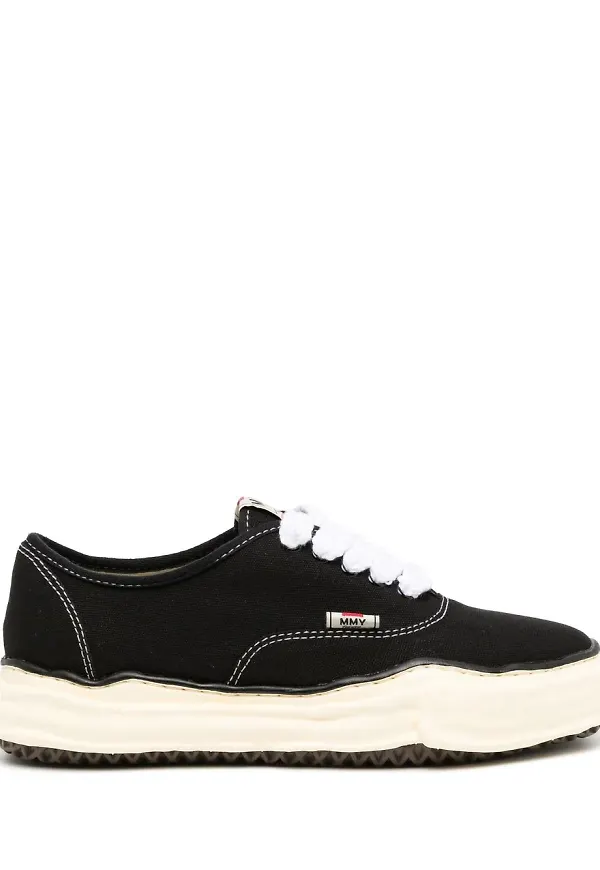 Maison MIHARA YASUHIRO Baker färgade sneakers - Svart