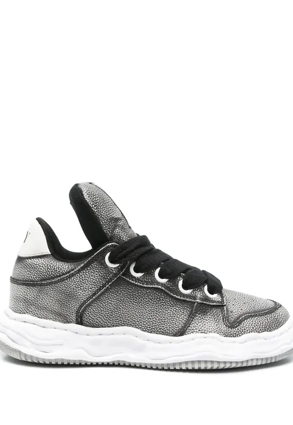 Maison MIHARA YASUHIRO lädersneakers - Svart