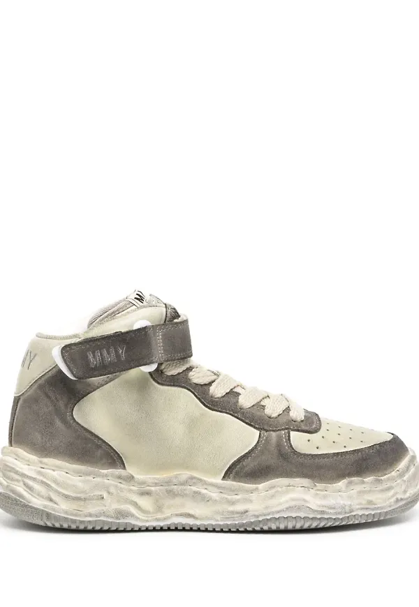 Maison MIHARA YASUHIRO Wayne höga sneakers - Grå