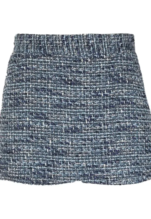 Maje Iolly mini tweedbyxkjol - Blå
