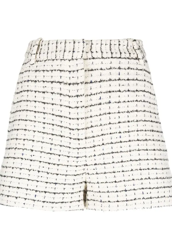 Maje Marl tweedshorts - Neutral