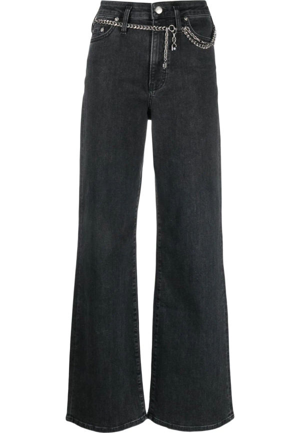 Maje vida jeans med kedjedetalj - Svart