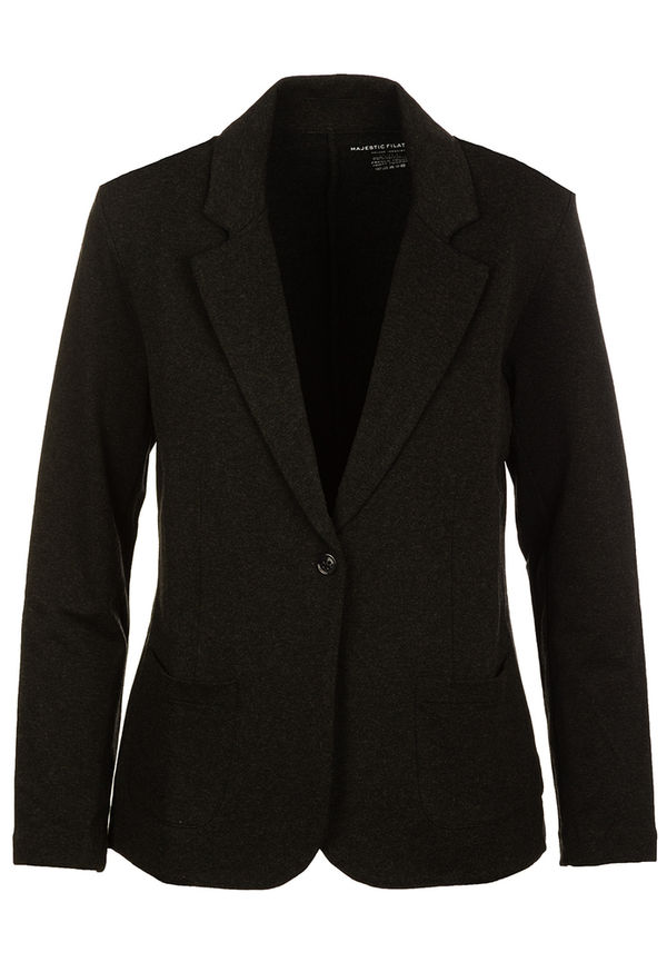 Majestic Filatures - Blazer - Grå - Dam - Storlek: L,M