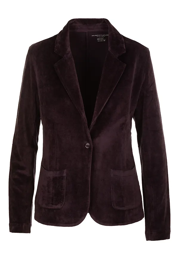 Majestic Filatures - Blazer - Lila - Dam - Storlek: L,M,S