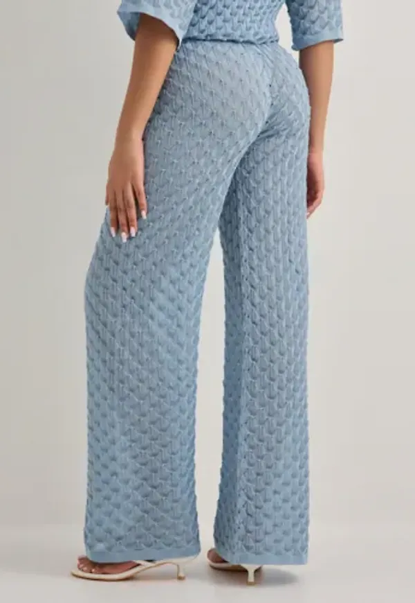 Malina - Blå - Alissa Knitted Pants