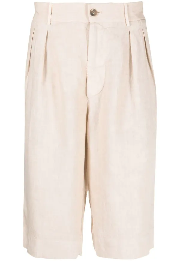 Malo bermudashorts i linne - Neutral