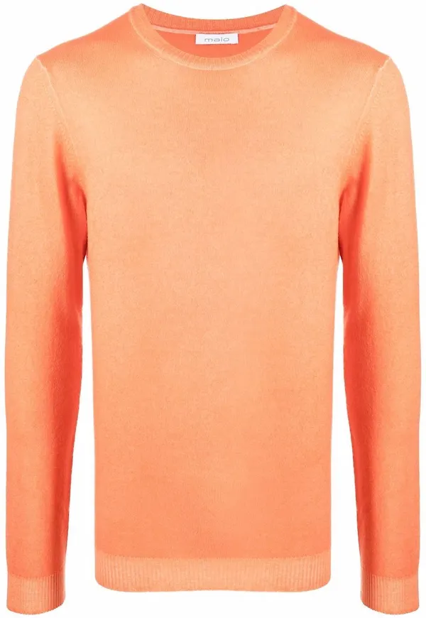 Malo finstickad tröja - Orange