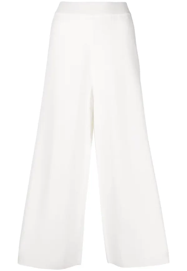 Malo finstickade culottes - Vit
