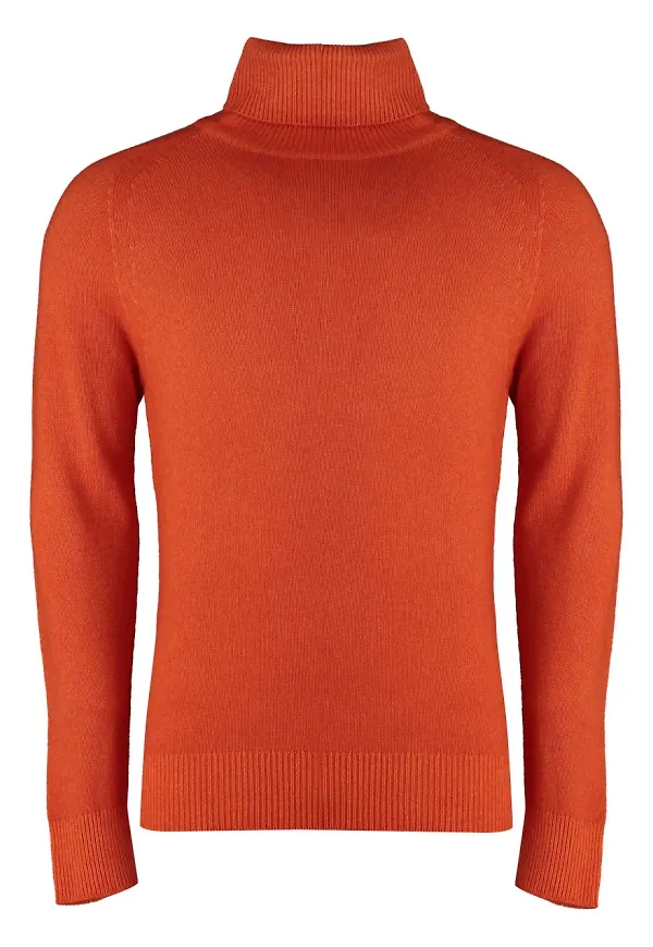 Malo tröja med rullkrage - Orange