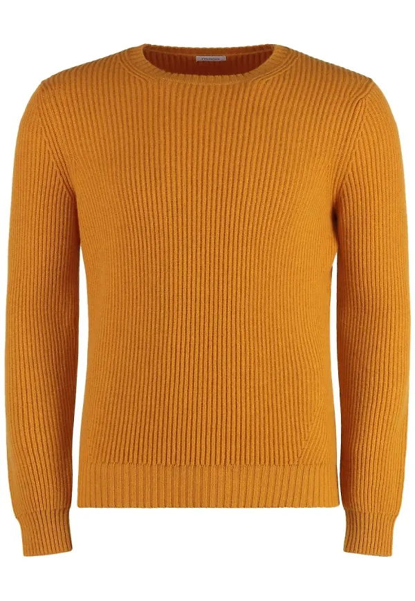 Malo tröja med rundad hals - Orange