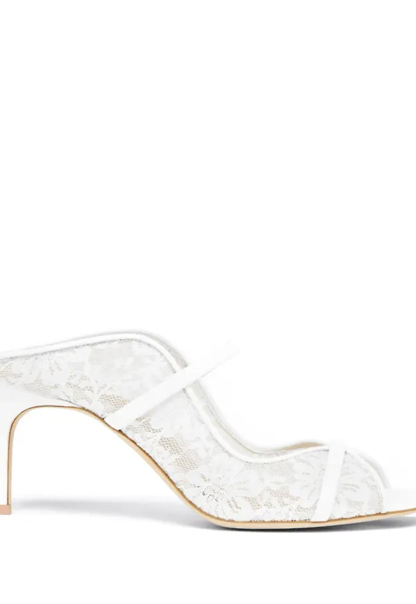 Malone Souliers Noah sandaler 70 mm - Vit