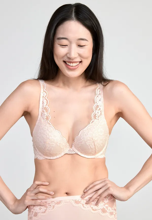 Malva push-up bh med spets