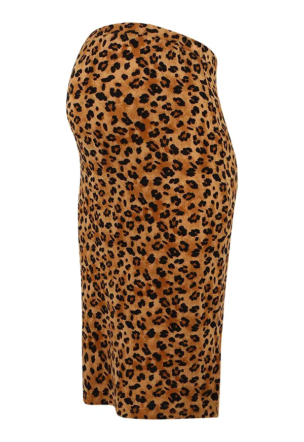 MAMALICIOUS Kjol 'MILLE' sand / brun / svart