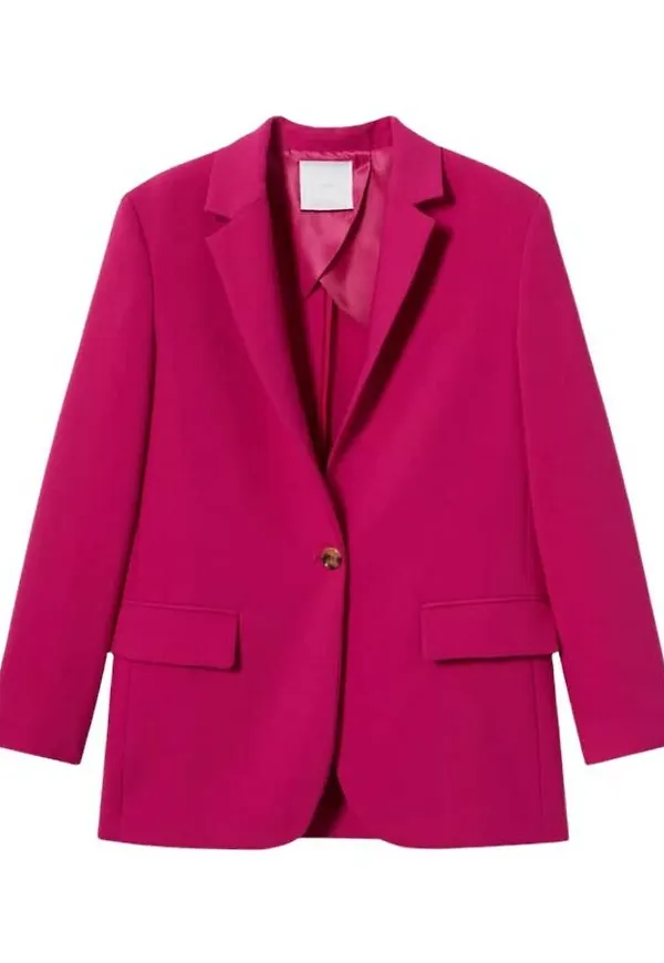 Mango - Blazer - Rosa - Dam - Storlek: L,M