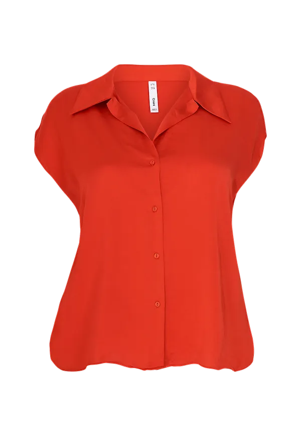 Mango - Blus 200Sassa - Röd