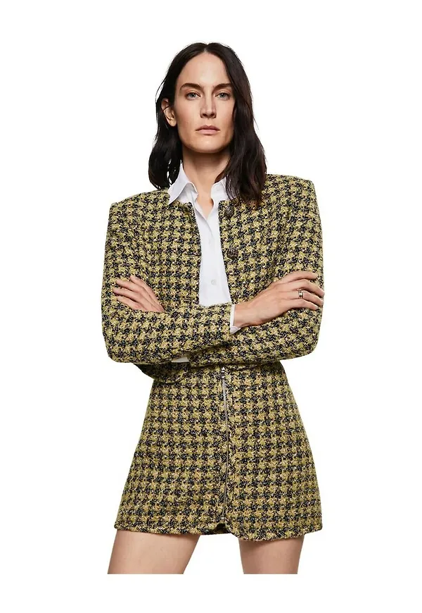 Mango - Kjolar - Gul - Dam - Storlek: Xl,L,M
