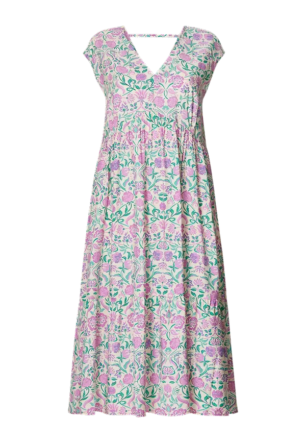 Mango - Maxiklänning Fiore - Lila