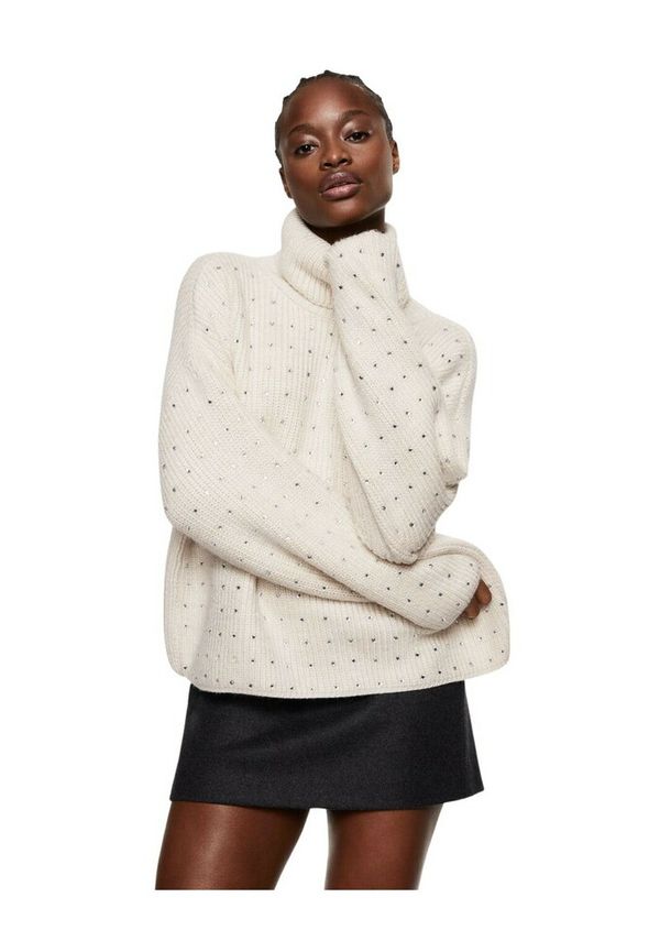 Mango - Polotröjor - Beige - Dam - Storlek: 2XL